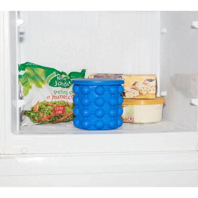 Bac &agrave; gla&ccedil;ons bleu 2 en 1