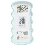 Cadre photo 3 vues bord ondulé 27x51,4xcm (2 modèles)