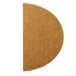 Tapis d'entrée coco forme demi-lune 45x75cm