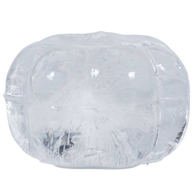 Moule &agrave; gla&ccedil;ons silicone x4 forme citrouille transparent