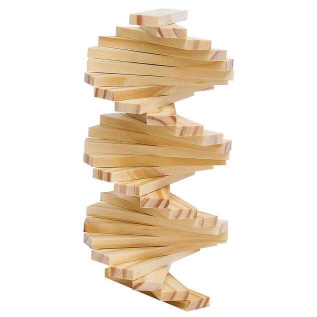 Jeu de construction en bois 100 pi&egrave;ces