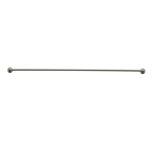 Tringle &agrave; vitrage auto adh&eacute;sive Extensible M&eacute;tal Blanc 70-120 cm