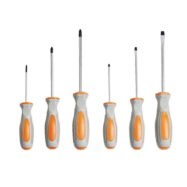 Lot de 6 tournevis diff&eacute;rents formats