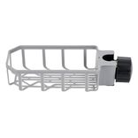 Porte-&eacute;ponge pour robinet plastique gris - L.20xl.9xH.5cm