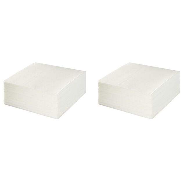 Serviette papier x200 ouate blanc 29x29cm