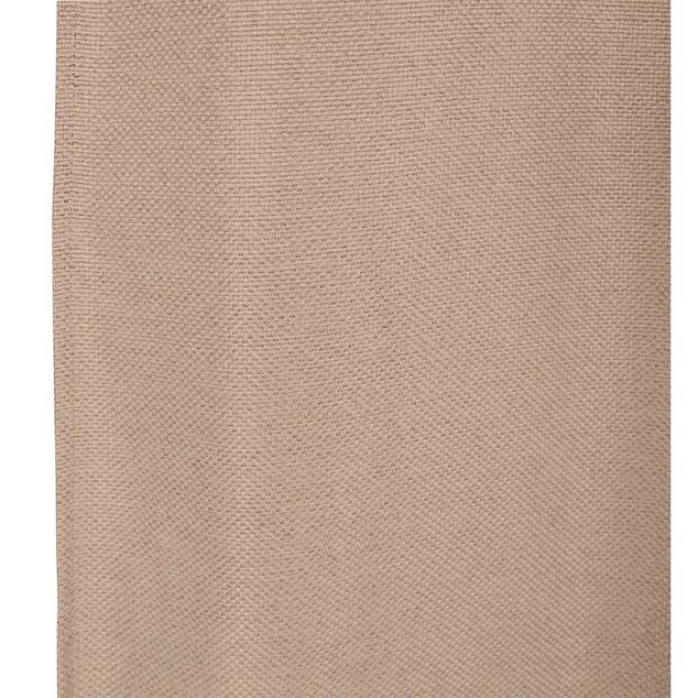 Rideau occultant effet tram&eacute; beige 140x240cm