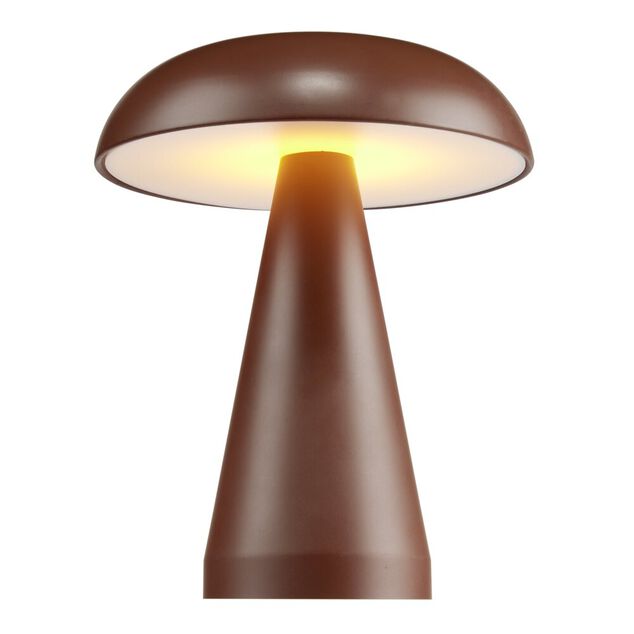 Lampe &agrave; poser Suzie LED tactile variable USB m&eacute;tal et plastique &Oslash;15,5xH21cm
