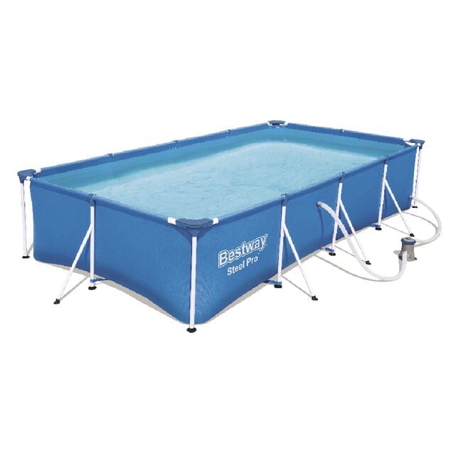 Piscine tubulaire rectangulaire Bestway Steel Pro 211x400xH81cm