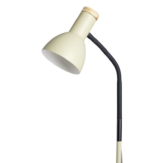 Lampadaire noir et vert sauge H150cm