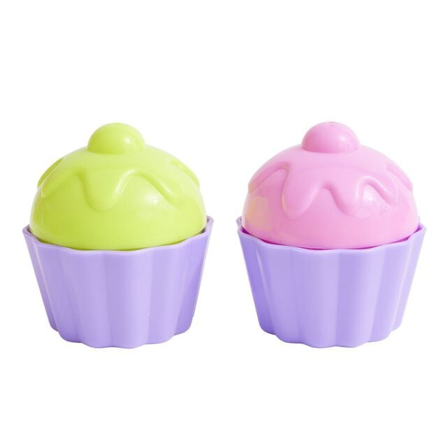 Seau de plage p&acirc;tissier plastique &Oslash;18xH21cm x12 pi&egrave;ces (2 mod&egrave;les)