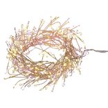 Guirlande lumineuse ext&eacute;rieur 300 LED blanc chaud et multicolore 2,4 m