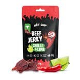 Viande s&eacute;ch&eacute;e boeuf Beef Jerky saveur chili et citron vert 25gr