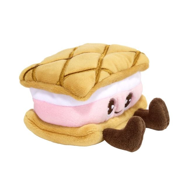 Peluche forme mini p&acirc;tisserie parfum&eacute;e 5x9xH8cm