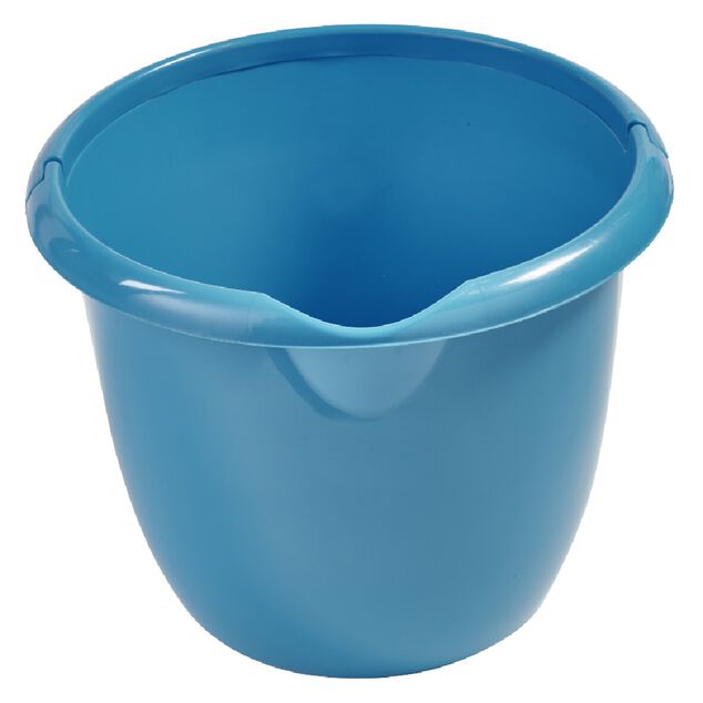 Seau bleu avec anse 7 L