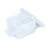 Mini bo&icirc;te en plastique transparent fermeture clips 0,30L x3