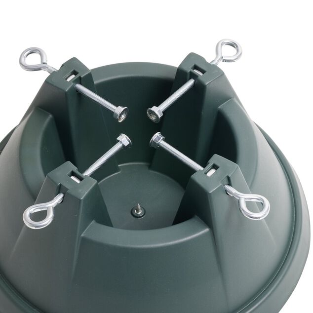 Pied de sapin plastique vert avec r&eacute;servoir &Oslash;38xH17cm