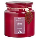 Bougie parfum&eacute;e dans bonbonni&egrave;re senteur fruits rouges 30H