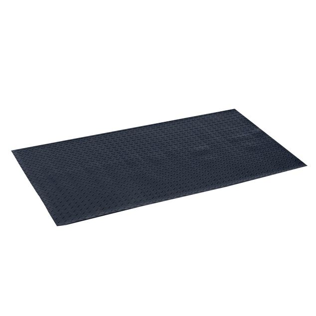 Tapis de sol barbecue PVC noir 72x122cm