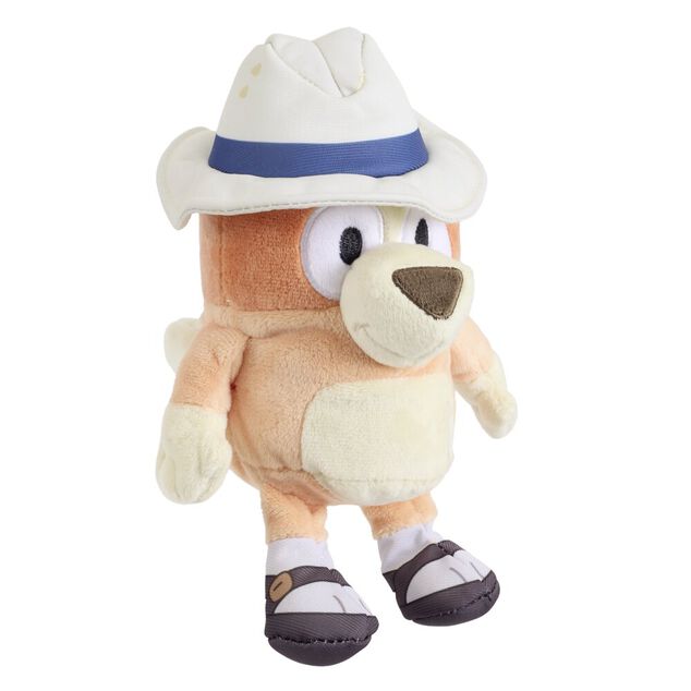 Peluche Bluey polyester H20cm (plusieurs mod&egrave;les)