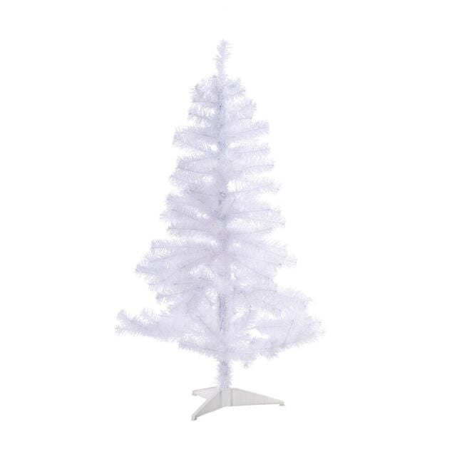 Sapin artificiel blanc 184 branches Ø68xH120cm