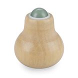 Roll-on de massage bois et bille jade
