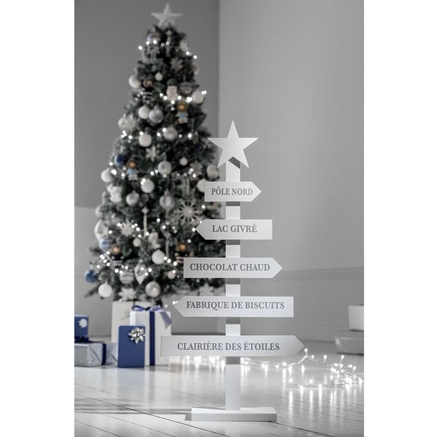 Sapin de Noël à poser en bois