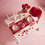 Serviette range couverts 40cm rouge x20