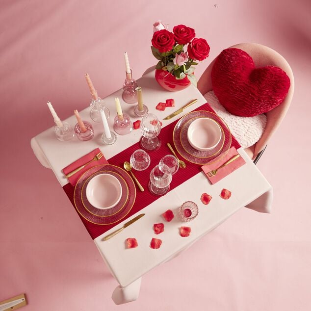 Serviette range couverts 40cm rouge x20