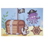 Mosa&iuml;que g&eacute;ante &agrave; sticker th&egrave;me pirate x4 - 40x60cm