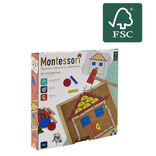 Jeu Pif Paf bricolo avec marteau et puzzle en bois Montessori