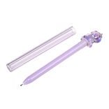 Stylo bille kawaii licorne violet pastel L14,5cm