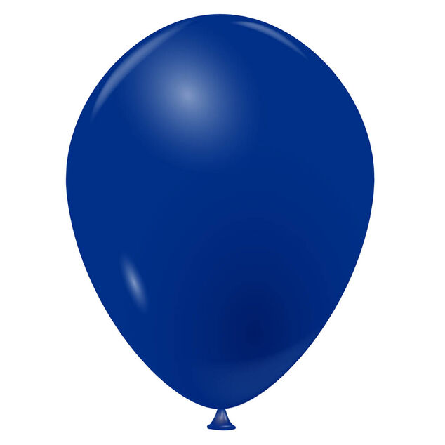 Ballon de baudruche uni bleu marine x20