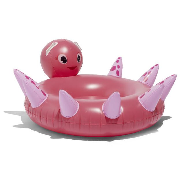 Pieuvre &agrave; chevaucher gonflable Funky rose126xH56cm
