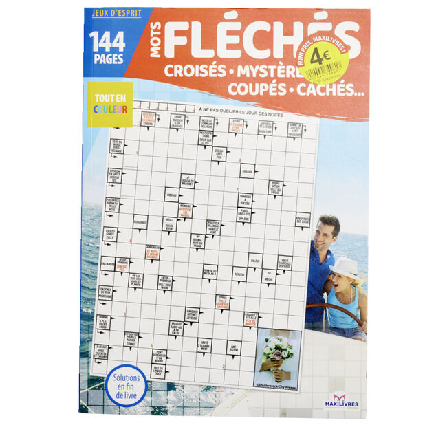 Album de jeux pour adultes 144 pages avec solutions