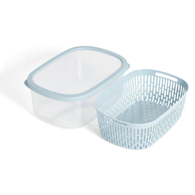 Boîte de conservation alimentaire avec panier fraîcheur 4 L