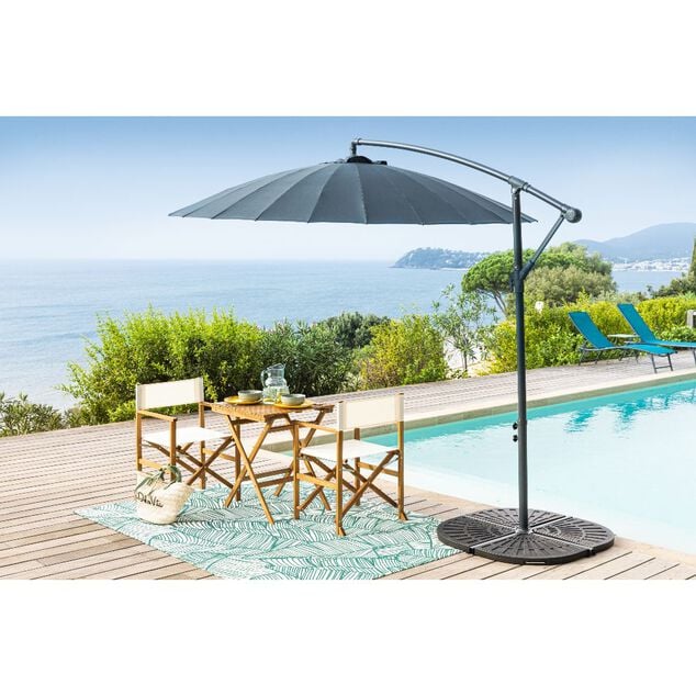 Tapis de jardin rectangulaire Hot Tropics vert et blanc 170x230cm