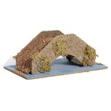 Pont cr&egrave;che bois marron