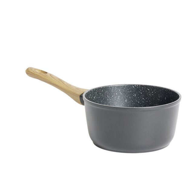 Casserole tous feux dont induction aluminium noir &Oslash;18cm