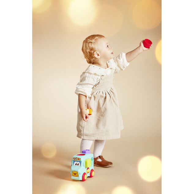 Véhicule éveil avec forme à insérer 16x8,3xH13,5cm