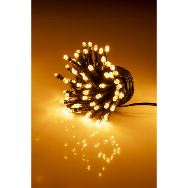 Guirlande lumineuse ext&eacute;rieur 60LED blanc chaud 4,4m