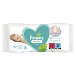 Lingette b&eacute;b&eacute; Pampers Sensitive x52