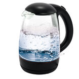 Bouilloire LED sans fil couleurs variables Homday en verre 1,7 L