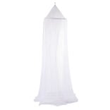 Moustiquaire ciel de lit blanc à suspendre Ø60x235x1000cm