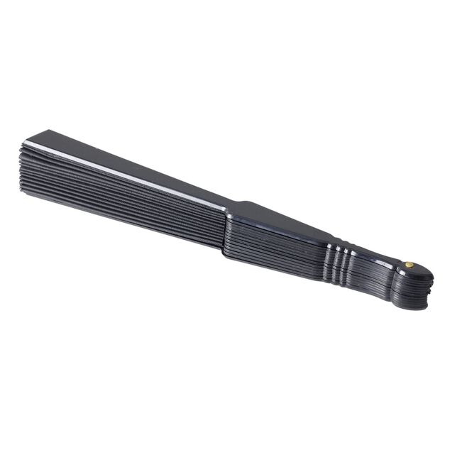 &Eacute;ventail couleur unie manche plastique L23cm (6 mod&egrave;les)