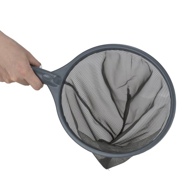 Accessoires nettoyage spa x3 &eacute;puisette et brosses Aquaway gris anthracite