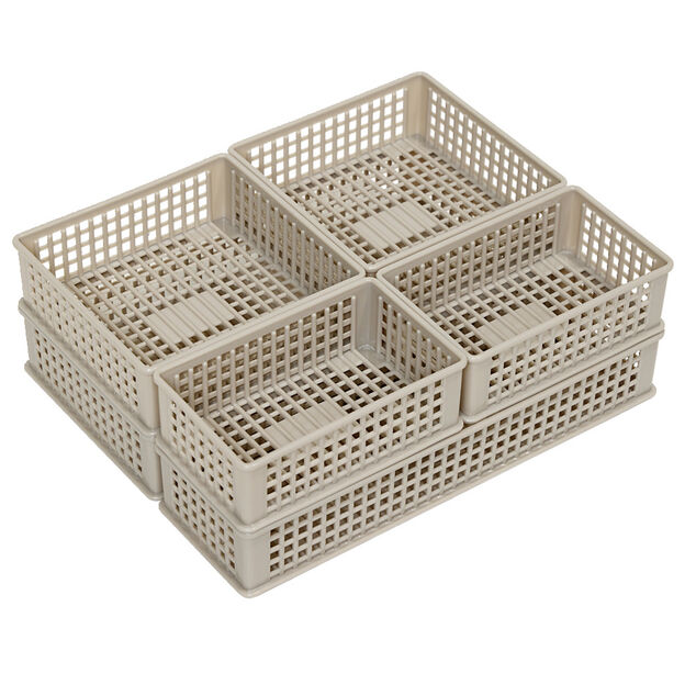 Panière de rangement x6 de tailles différentes