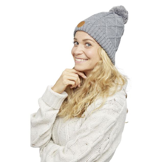 Bonnet &agrave; pompon amovible x3