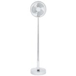 Ventilateur télescopique nomade blanc