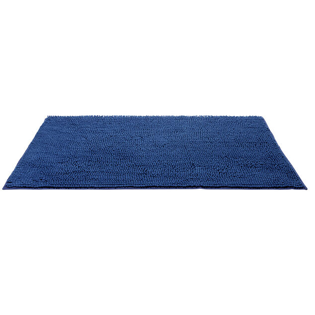Tapis de bain polyester effet chenille 100x60cm