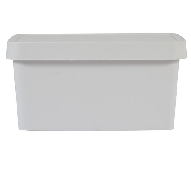 Bo&icirc;te de rangement avec couvercle beige 3,6 L